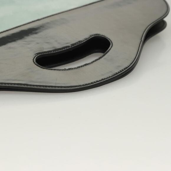 GUCCI Hand Bag Suede Light Blue Black 002 002 - Picture 8 of 16